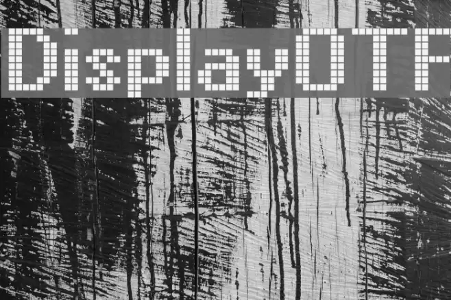 DisplayOTF Font examples