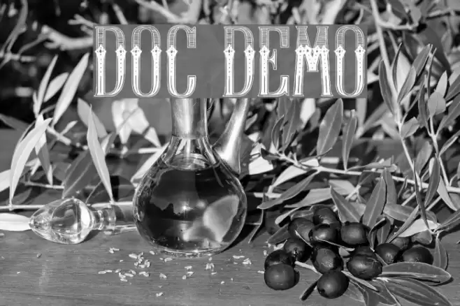 DisplayOfCharacter DEMO Fonte examples