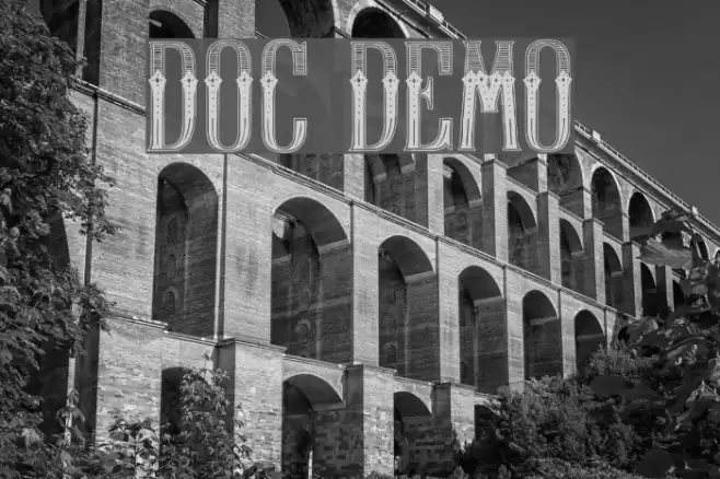 DisplayOfCharacter DEMO Fonte examples