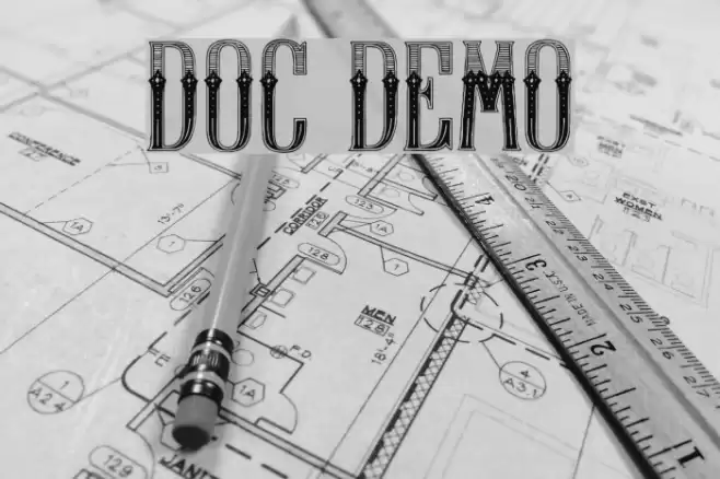 DisplayOfCharacter DEMO Fonte examples