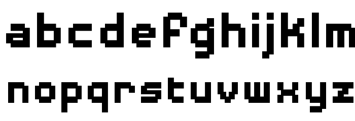 DisposableDigi BB Bold Font LOWERCASE