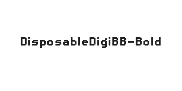 DisposableDigiBB-Bold Logo