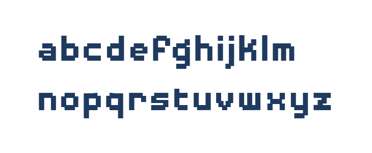 DisposableDroid BB Bold Lowercase