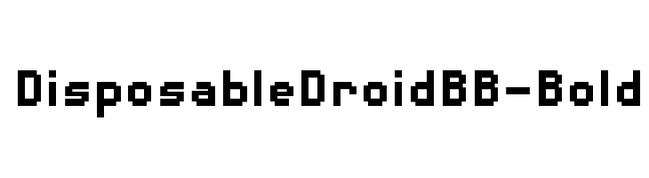 DisposableDroidBB-Bold  font caratteri gratis