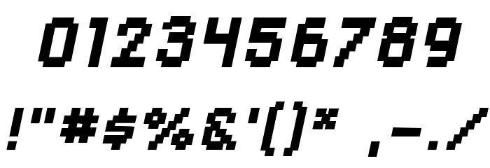 DisposableDroidBB-BoldItalic Font OTHER CHARS