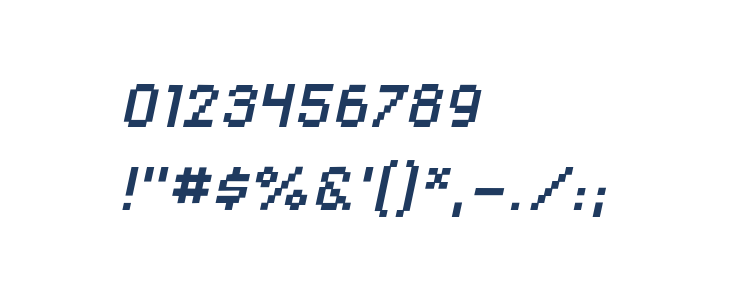 DisposableDroidBB-Italic Other Characters