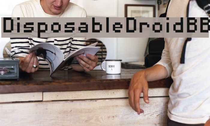 DisposableDroidBB Font examples