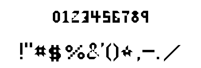 Dispose Regular Font OTHER CHARS