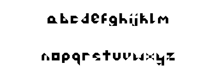 Dispose Regular Font LOWERCASE