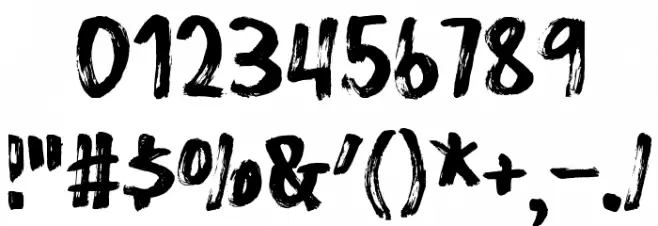 DispositionDEMO Font OTHER CHARS