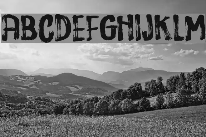 DispositionDEMO Font examples