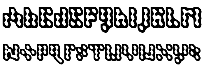Dispute Regular Font LOWERCASE