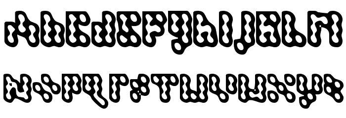 Dispute Regular Font LOWERCASE