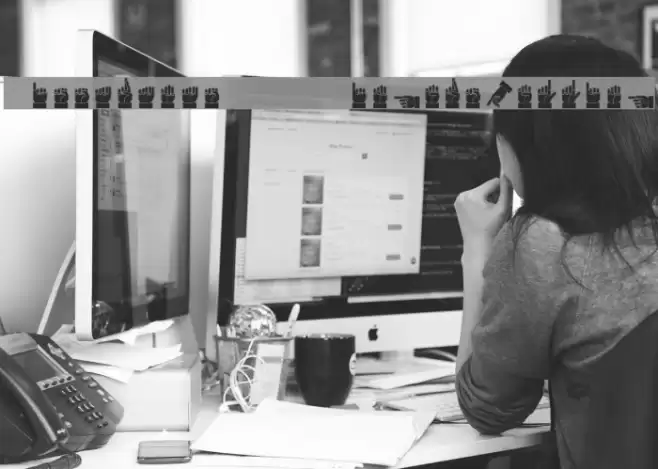 Dissaramas CRU Fingerspelling Font examples