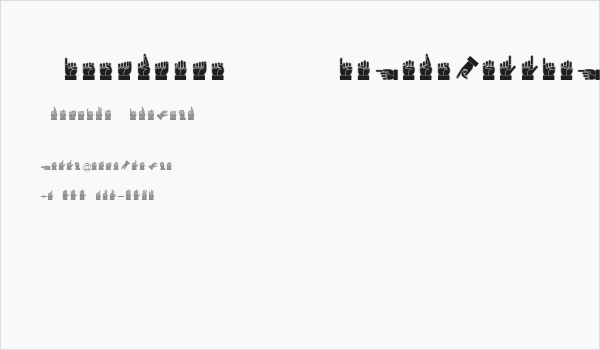 Dissaramas CRU Fingerspelling Business Card