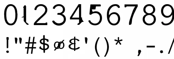 Dissatisfaction Font OTHER CHARS