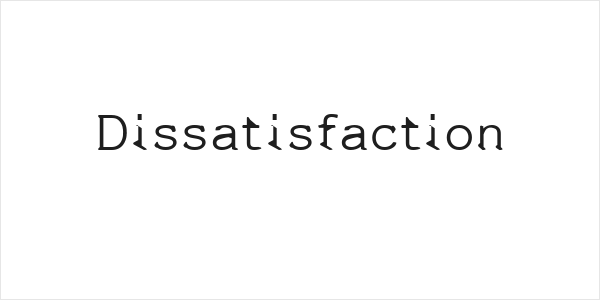 Dissatisfaction Logo