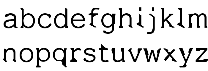 Dissatisfaction Font LOWERCASE