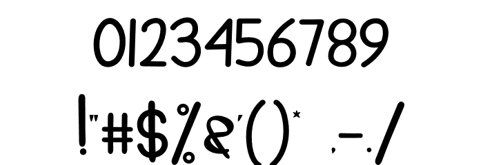 Dissert Font OTHER CHARS