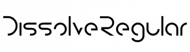 DissolveRegular  Free Fonts Download