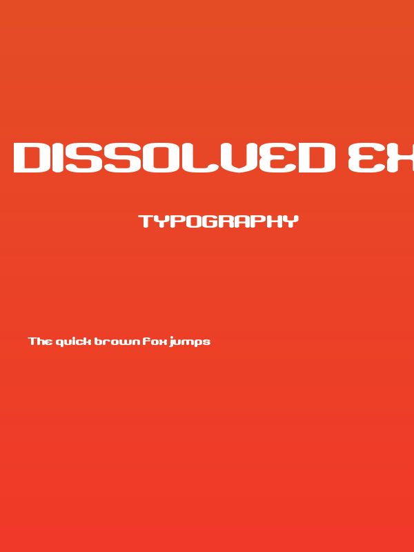 Dissolved Exchange Poster