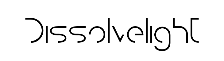 Dissolvelight  नि: शुल्क फ़ॉन्ट्स डाउनलोड