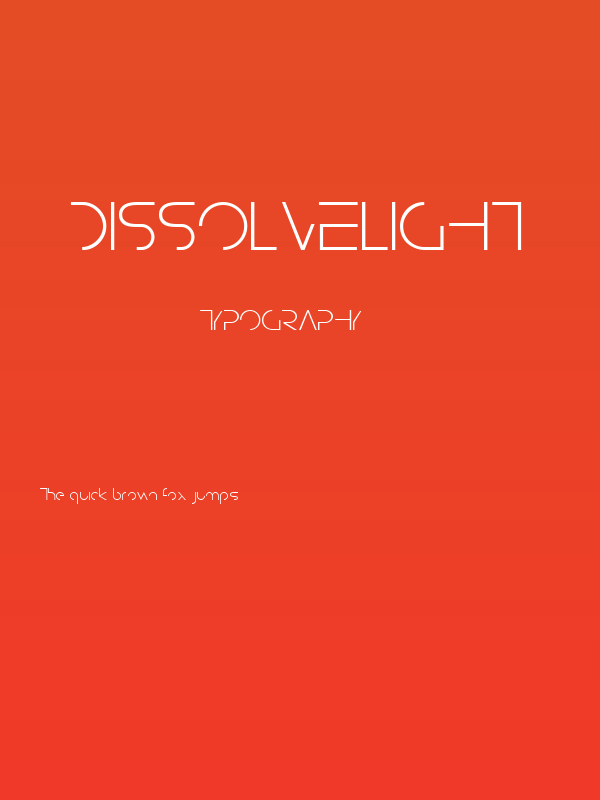 Dissolvelight Poster