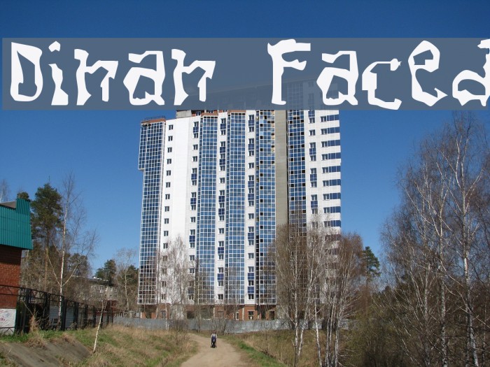 Dissonant Fractured Font examples