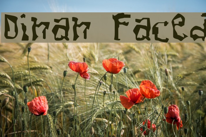 Dissonant Fractured Font examples