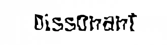 Dissonant  नि: शुल्क फ़ॉन्ट्स डाउनलोड