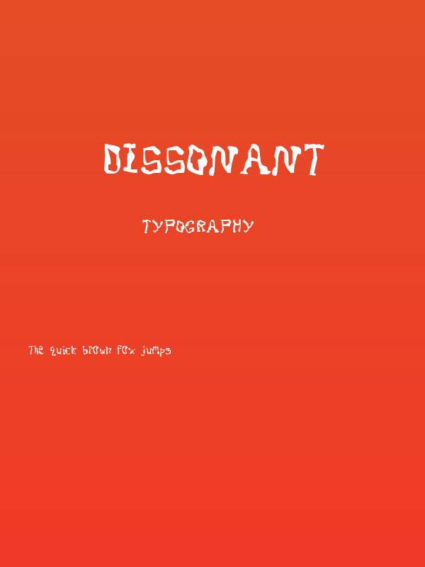 Dissonant Poster