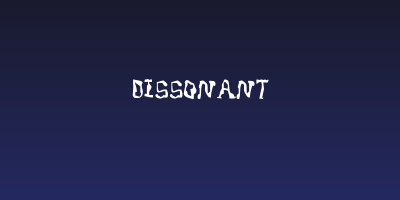 Dissonant Social Header