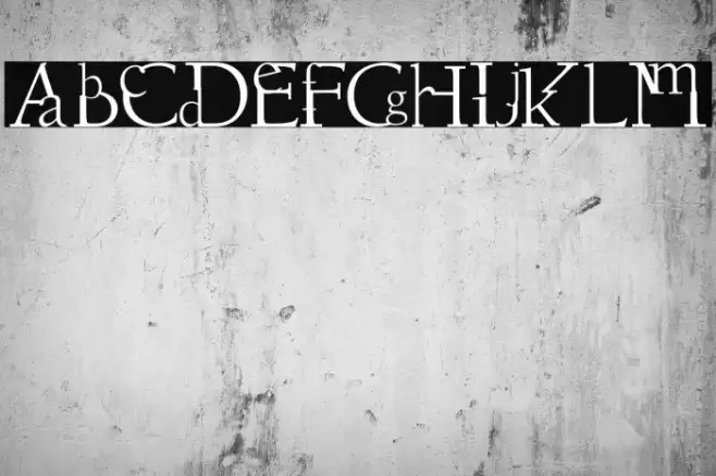 Dissouns Schriftart examples