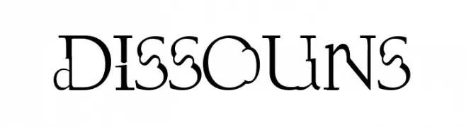 Dissouns  Frei Schriftart Herunterladen
