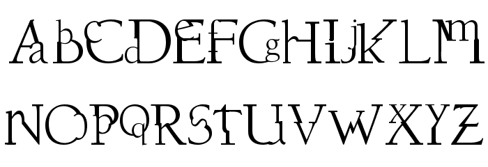 Dissouns Font LOWERCASE