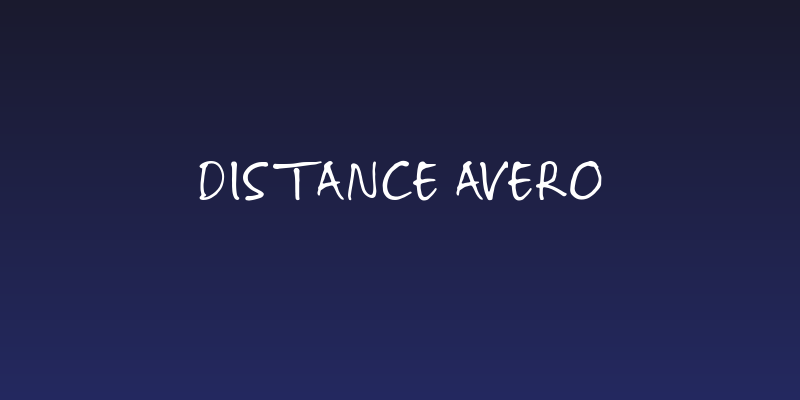 Distance Avero Social Header