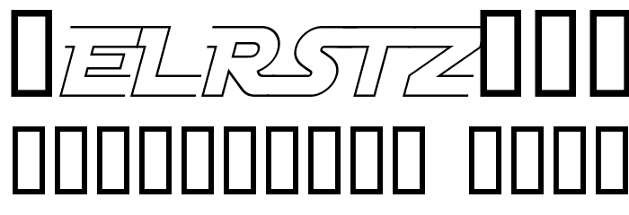 Distant Galaxy AltOutline Italic Font OTHER CHARS