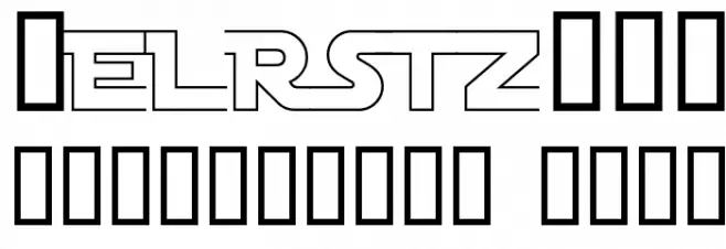 Distant Galaxy AltOutline フォント その他の文字