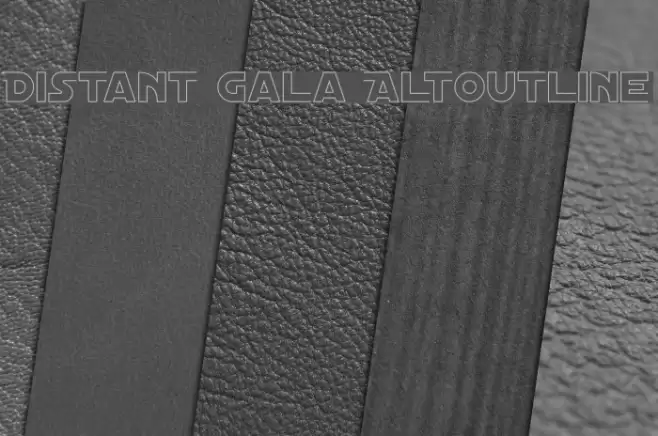 Distant Galaxy AltOutline フォント examples