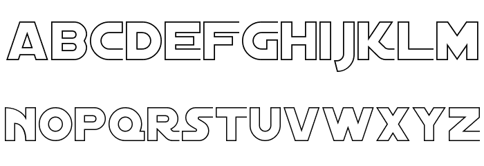 Distant Galaxy AltOutline Font LOWERCASE