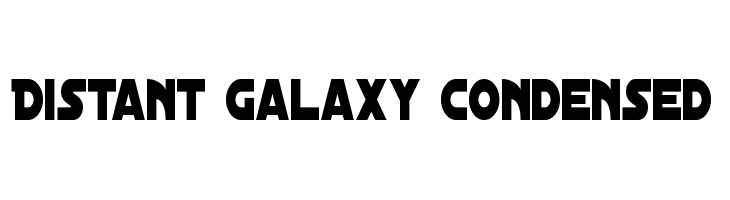 Distant Galaxy Condensed  नि: शुल्क फ़ॉन्ट्स डाउनलोड