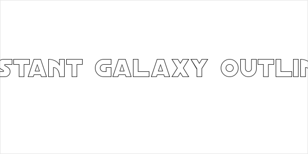 Distant Galaxy Outline Logo
