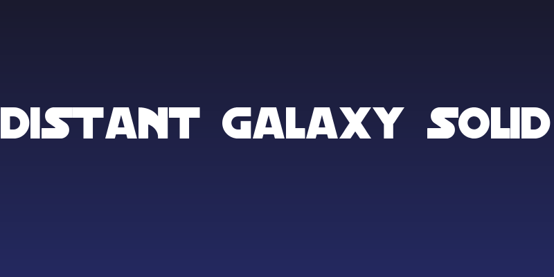 Distant Galaxy Solid Social Header