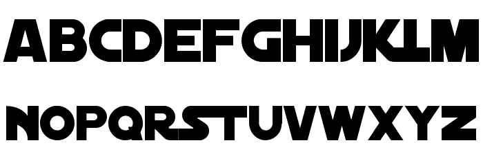 Distant Galaxy Solid Font LOWERCASE