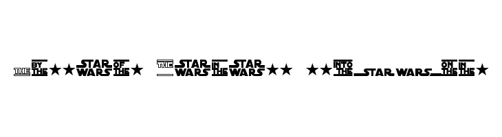 Distant Galaxy Symbols फ़ॉन्ट