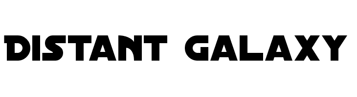 Distant Galaxy Font