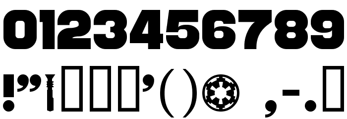 Distant Galaxy Font OTHER CHARS