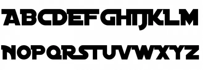 Distant Galaxy フォント 大文字