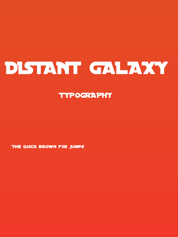 Distant Galaxy Poster