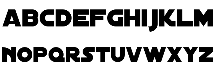 Distant Galaxy Font LOWERCASE